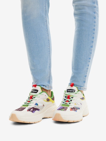 Desigual Sneaker low 'M. Christian Lacroix' i hvid: forside