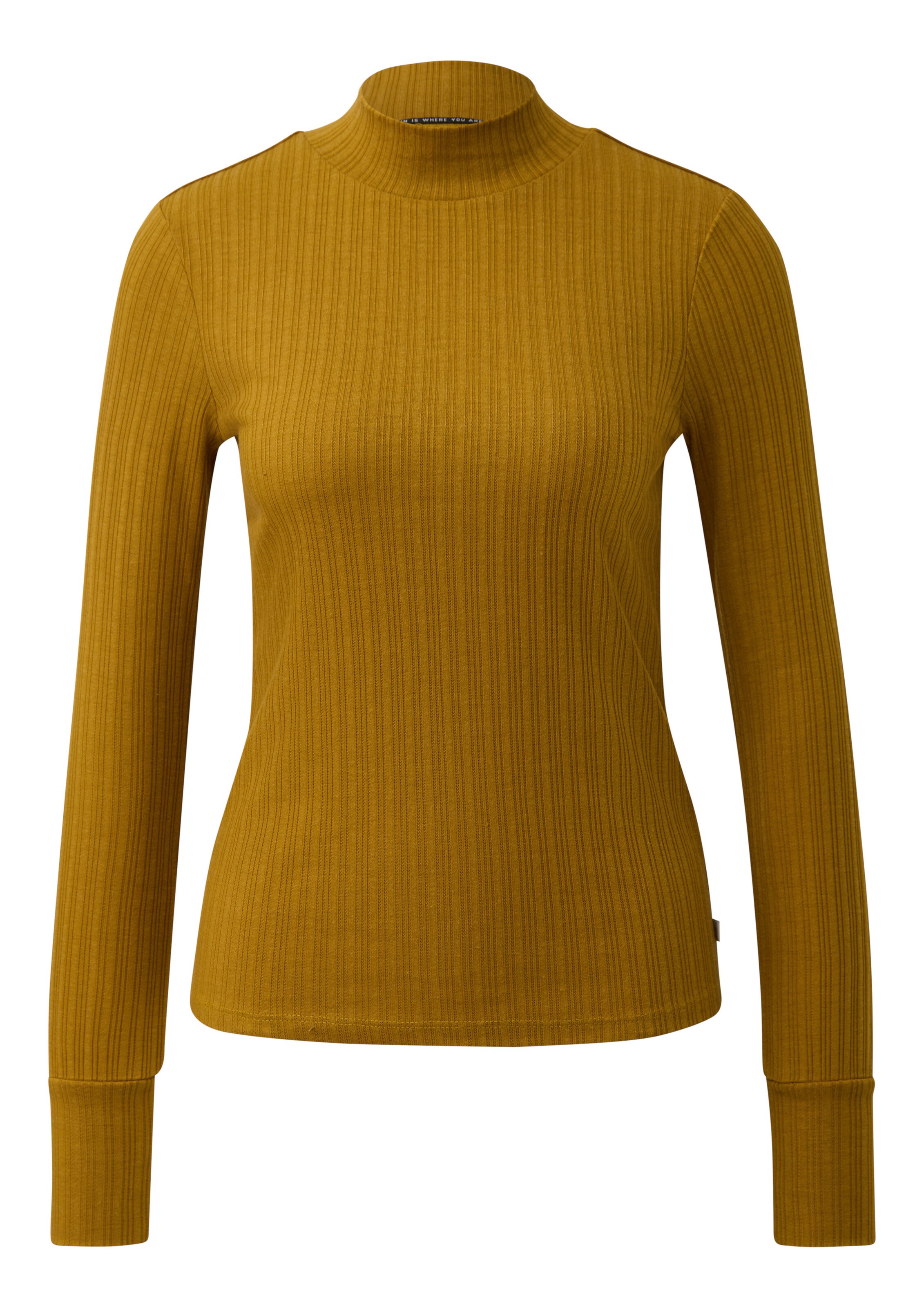 QS Shirt in Geel: voorkant