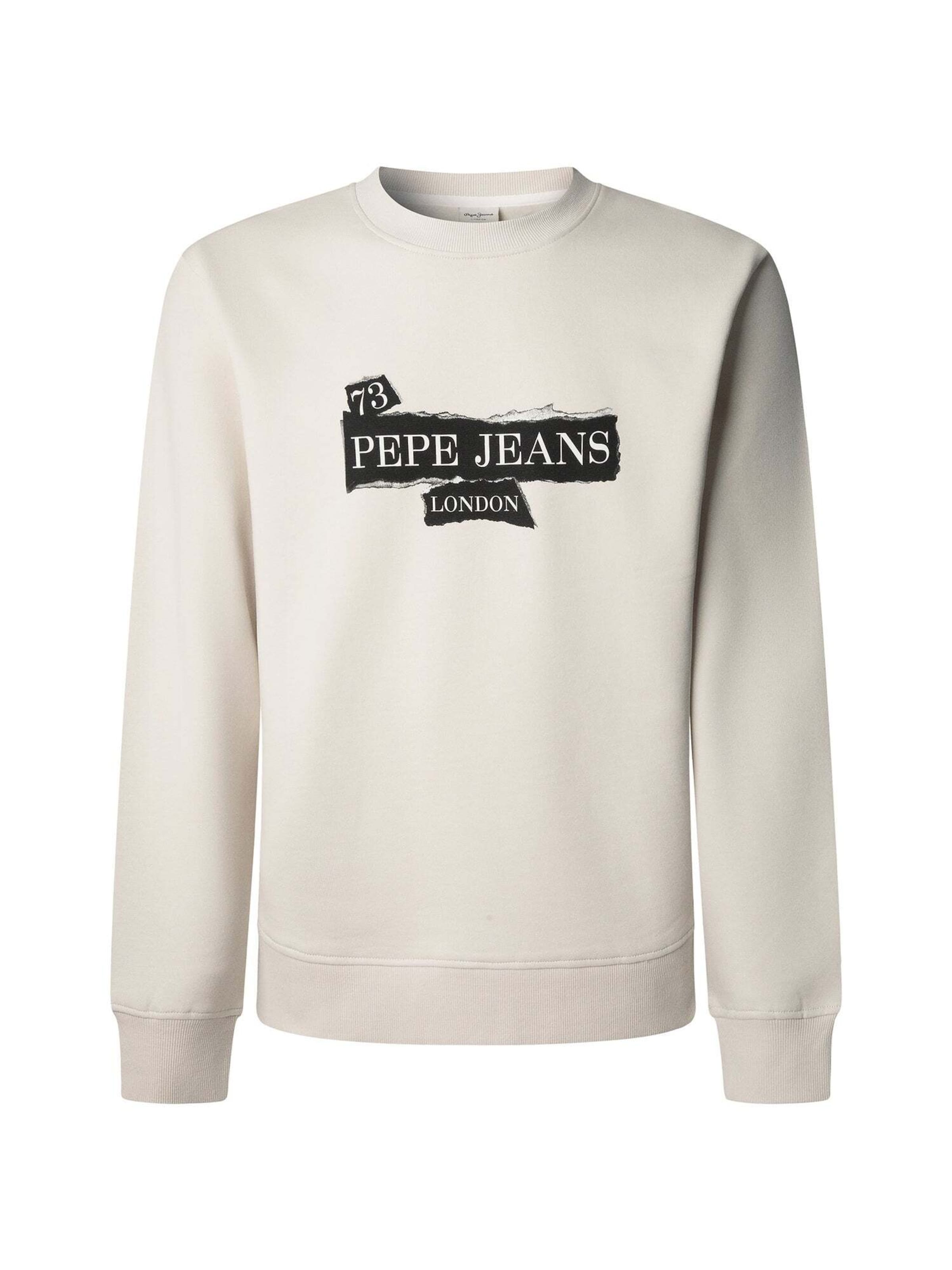 Sweat-shirt 'GUS' Pepe Jeans en blanc : devant