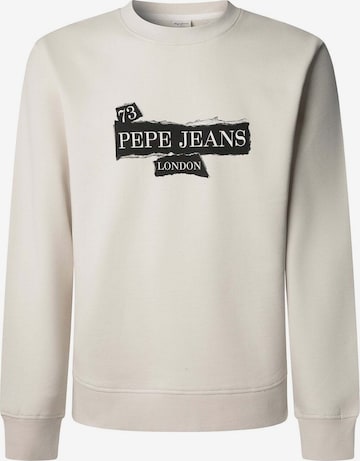 Sweat-shirt 'GUS' Pepe Jeans en blanc : devant