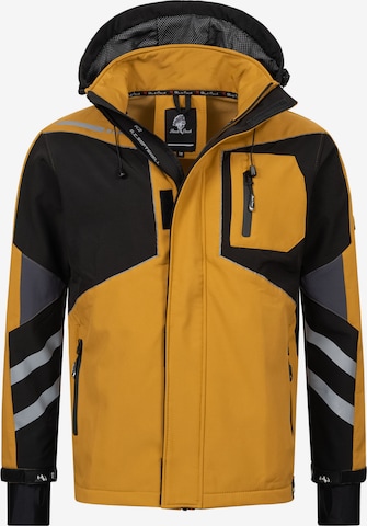 Rock Creek Outdoorjacke in Gelb: predná strana