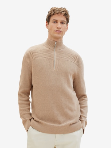 TOM TAILOR Pullover i brun: forside