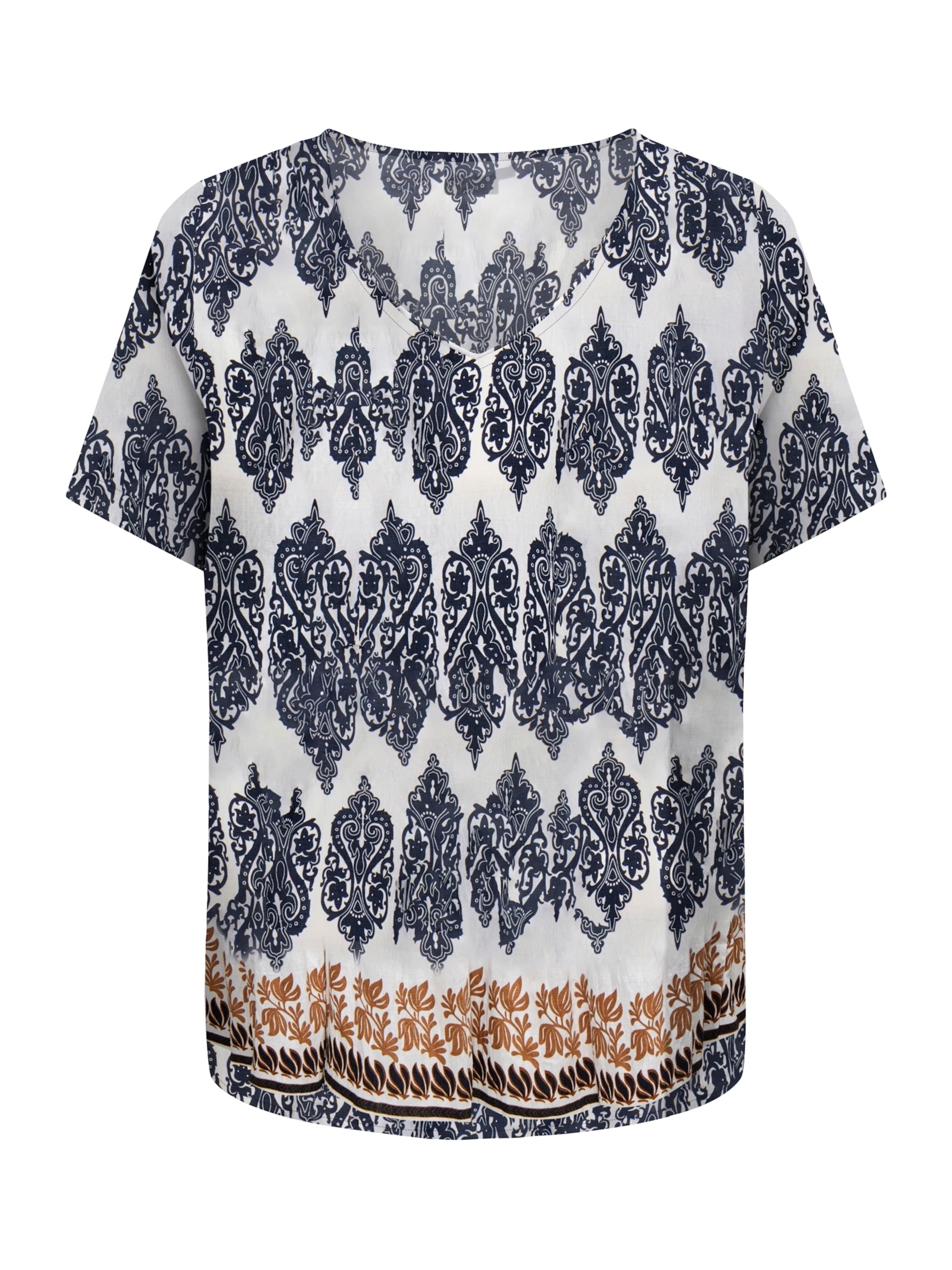 ONLY Carmakoma Μπλούζα 'CARHAVANA' σε λευκό: μπροστά