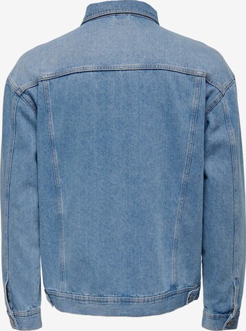 Veste mi-saison 'RICK' Only & Sons en bleu