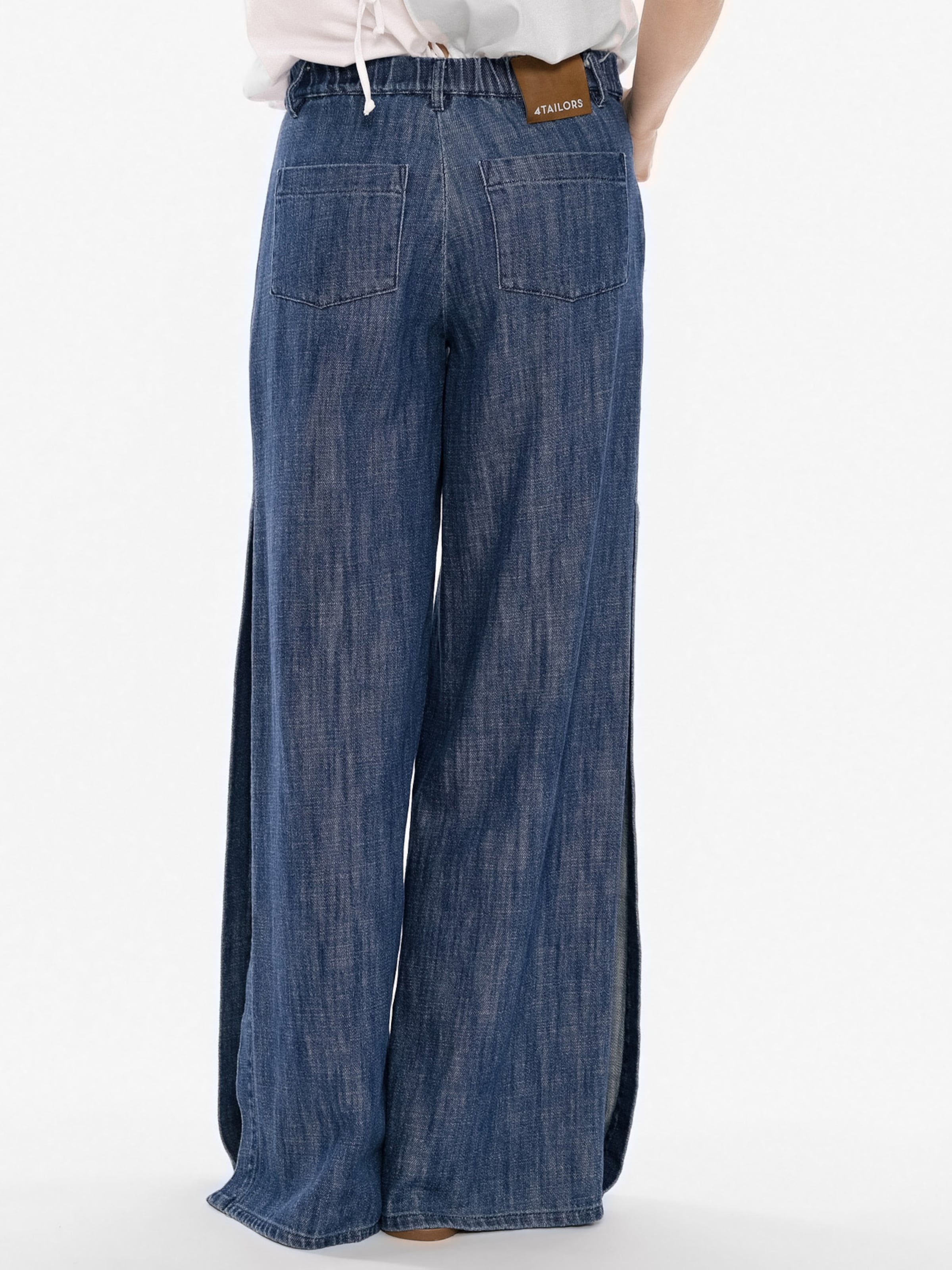 4TAILORS Loosefit Byxa i blå