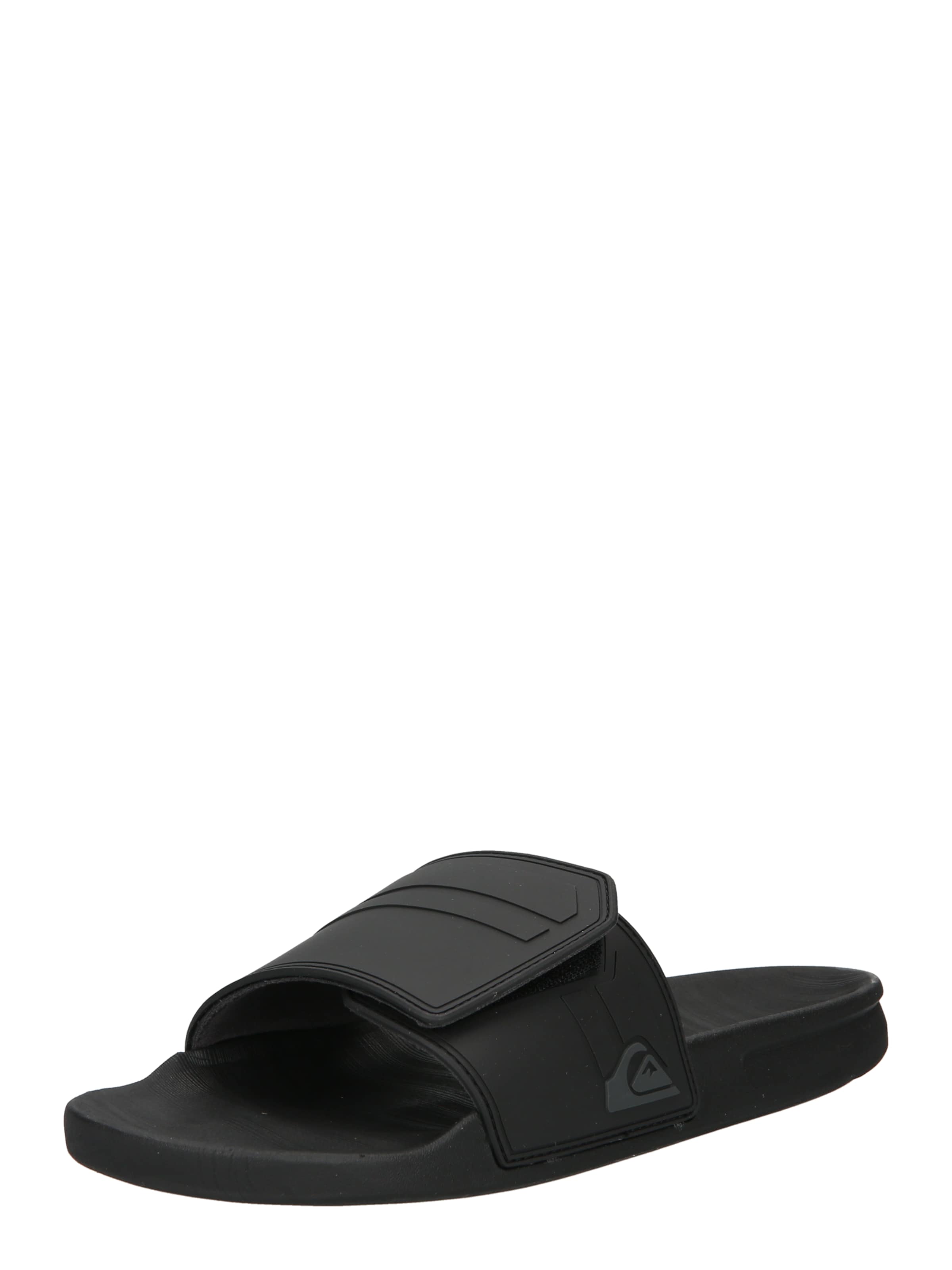 QUIKSILVER Pantolette  'RIVI' in Schwarz: Vorderseite