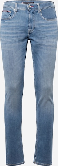 TOMMY HILFIGER Jeans i navy / blue denim / lysebrun / knaldrød, Produktvisning