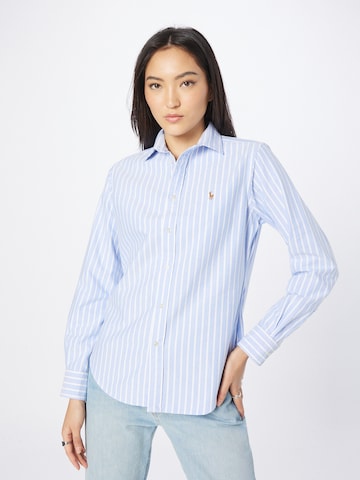 Camicia da donna di Polo Ralph Lauren in blu: frontale