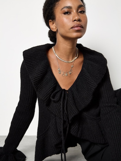 Apricot Strickjacke in schwarz, Produktansicht