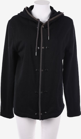 s.Oliver Sweatshirt & Zip-Up Hoodie in L in Black: front