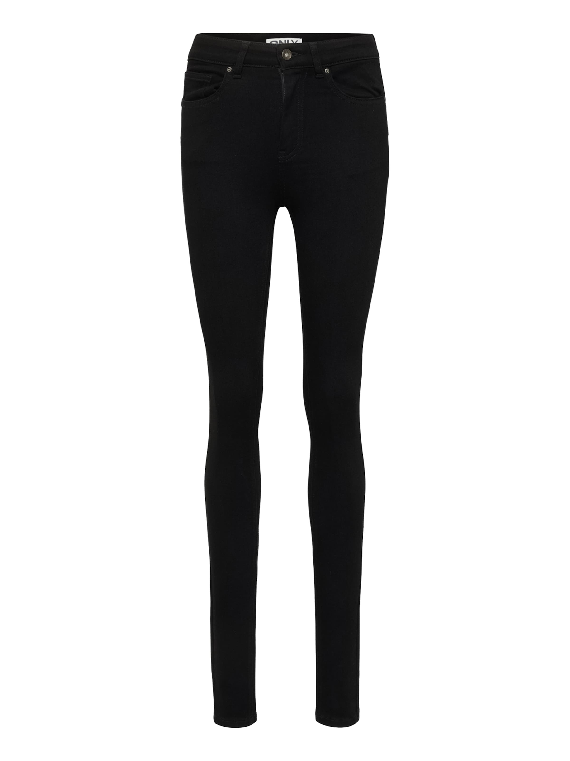 Only Tall Skinny Jeans 'ONLLULU' in Black: front