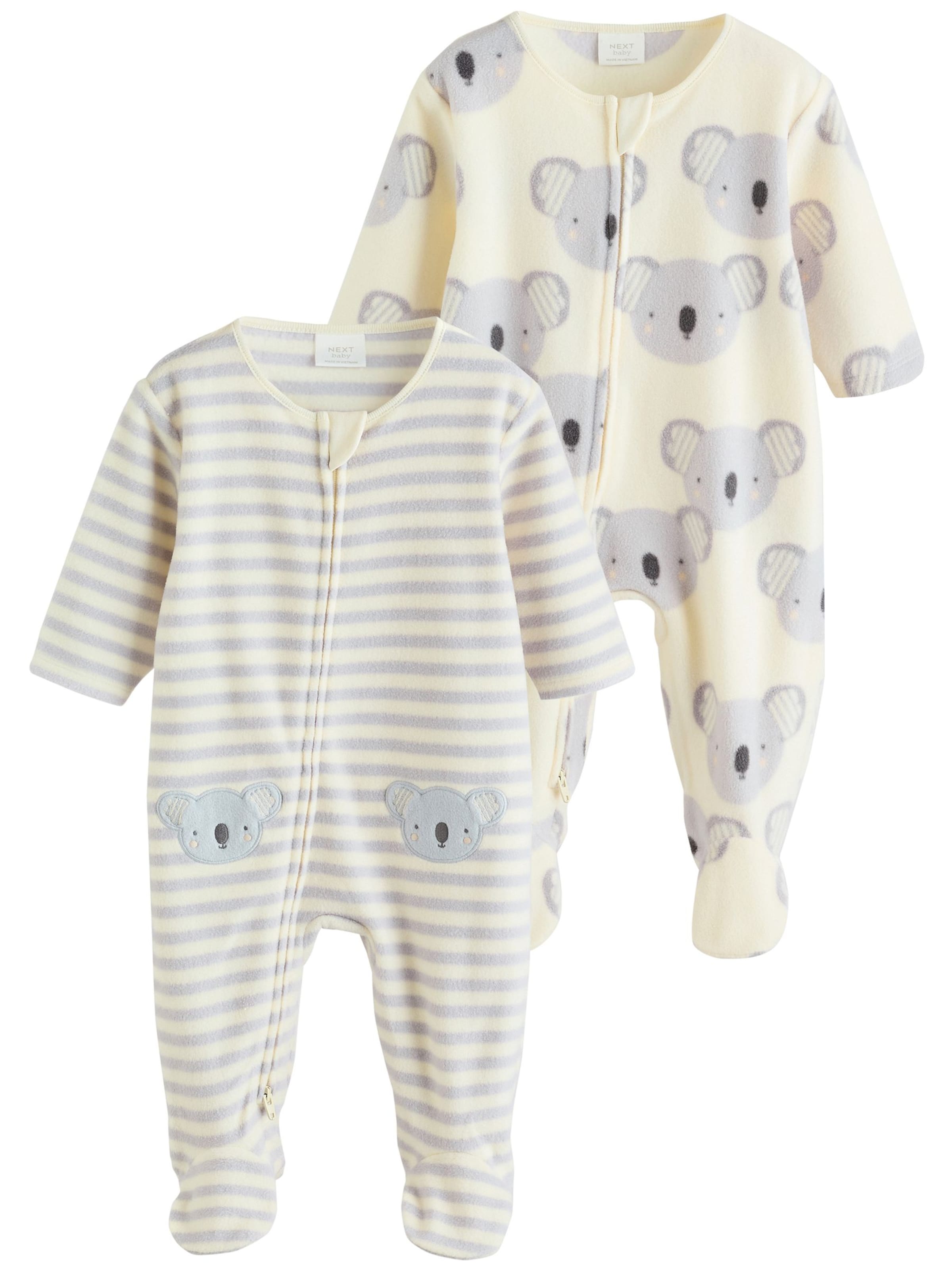 Next Πιτζάμα σε γκρι: μπροστά