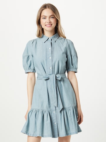 Lauren Ralph Lauren Košilové šaty 'ZATHEENA' – modrá: přední strana