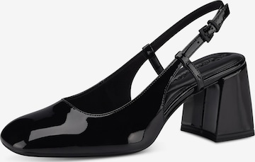 TAMARIS Slingpumps in Schwarz: predná strana