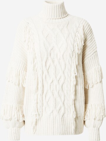 River Island Sweater in Beige: front