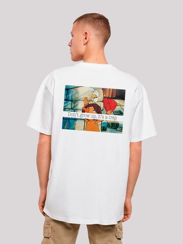 T-Shirt 'Heroes of Childhood Pinocchio' F4NT4STIC en blanc