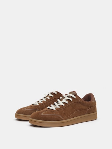 Pull&Bear Sneaker low i brun