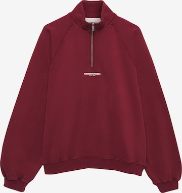 ARMEDANGELS Sweatshirt in Rood: voorkant
