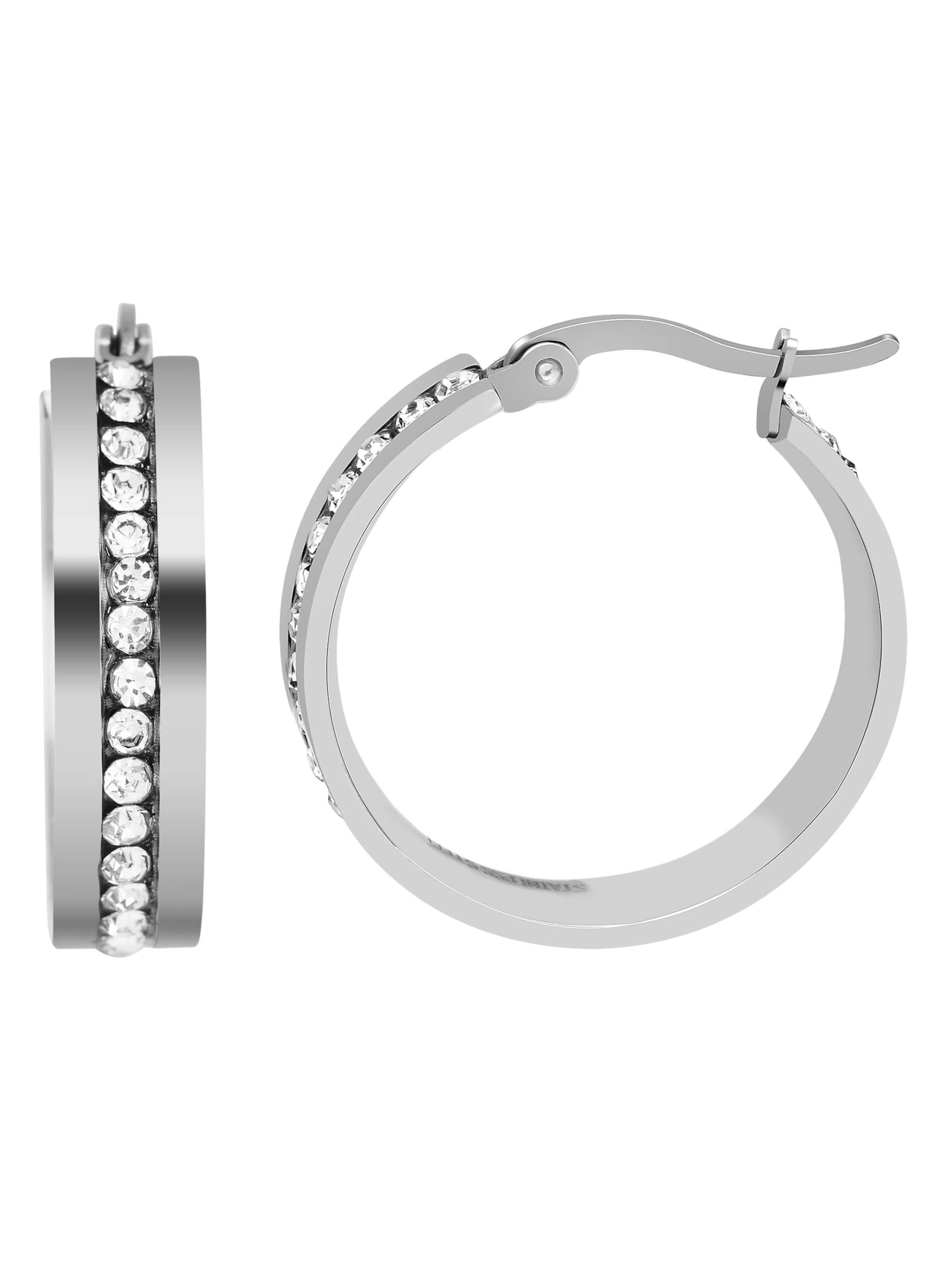 Akzent Earrings 'Cheyenne, silberfarbig, langlebig' in Silver