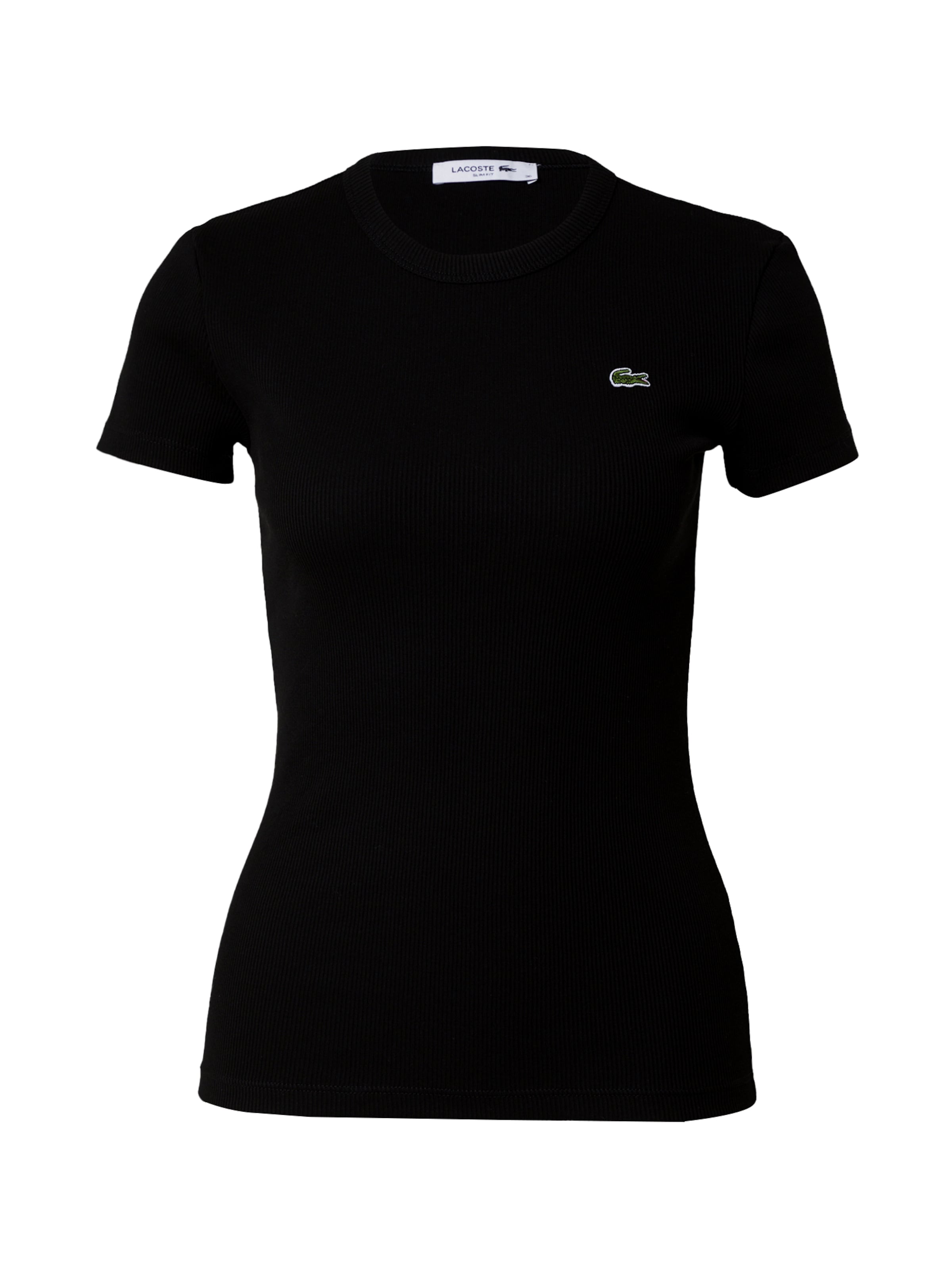 Maglietta di LACOSTE in nero: frontale