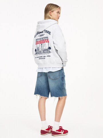 Pull&Bear Sweatshirt in Grau