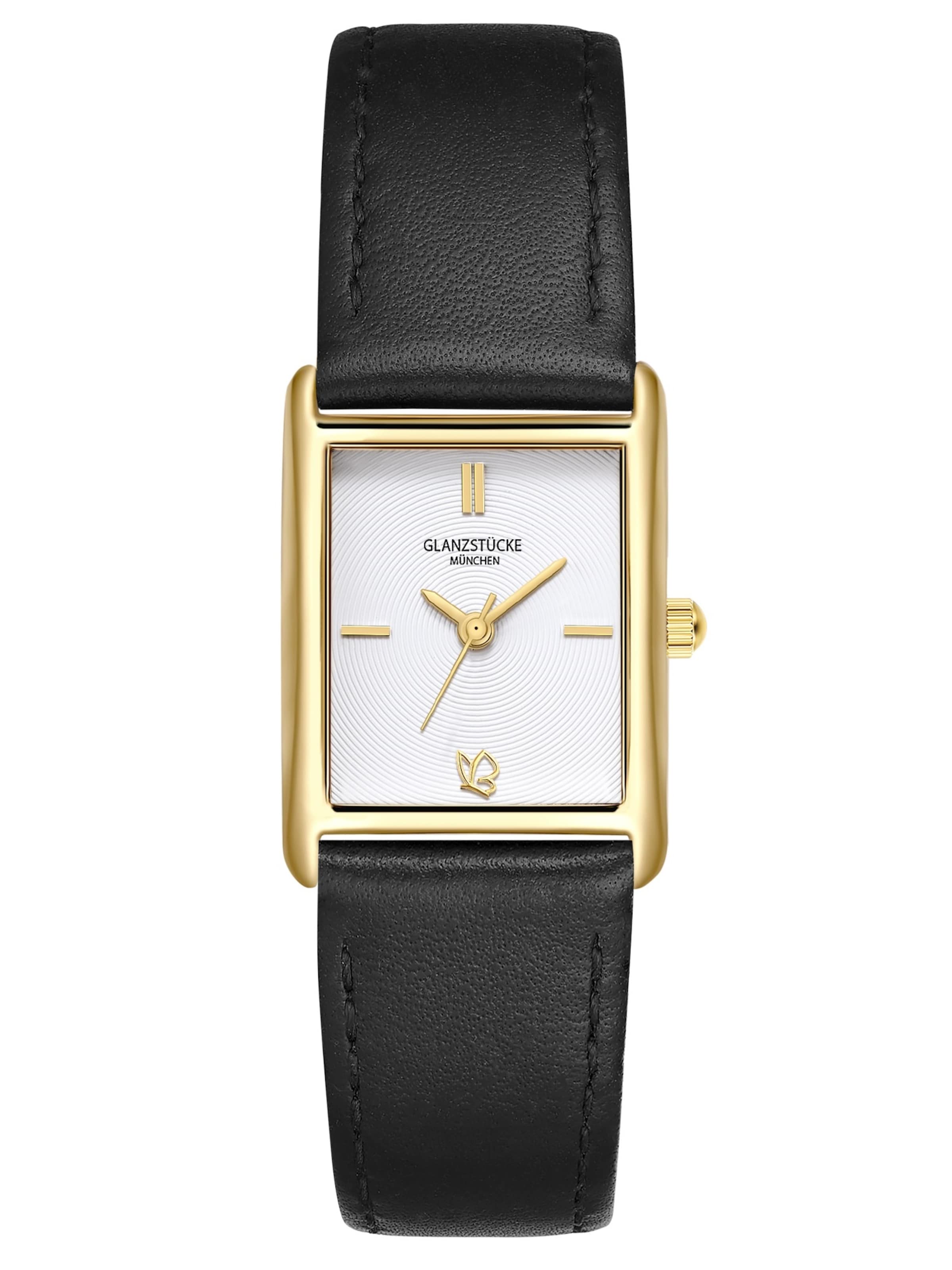 Glanzstücke München - Reloj analógico en oro: frente
