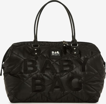 BagMori Crossbody Bag in Black: front