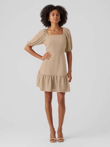 VERO MODA Kleid 'GRIT' in Beige