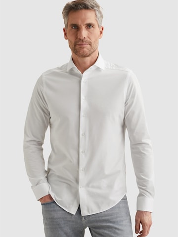 Camicia 'Elevated Knit shirt' di VANGUARD in bianco: frontale