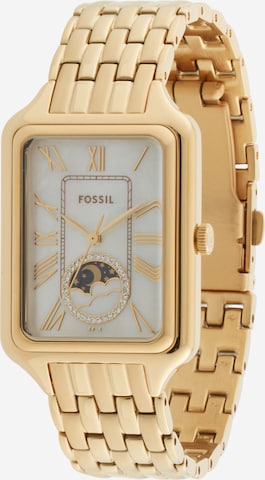 FOSSIL Analoginen kello 'Raquel' värissä kulta: etupuoli