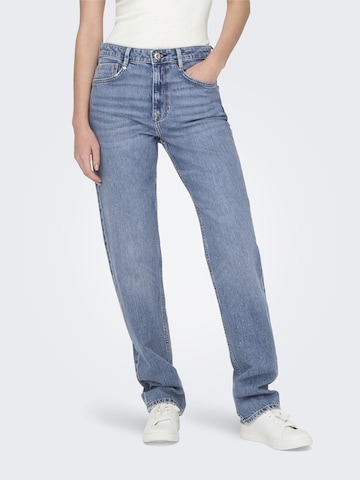 Coupe slim Jean ONLY en bleu : devant