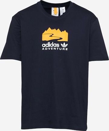 T-Shirt ADIDAS ORIGINALS en bleu : devant