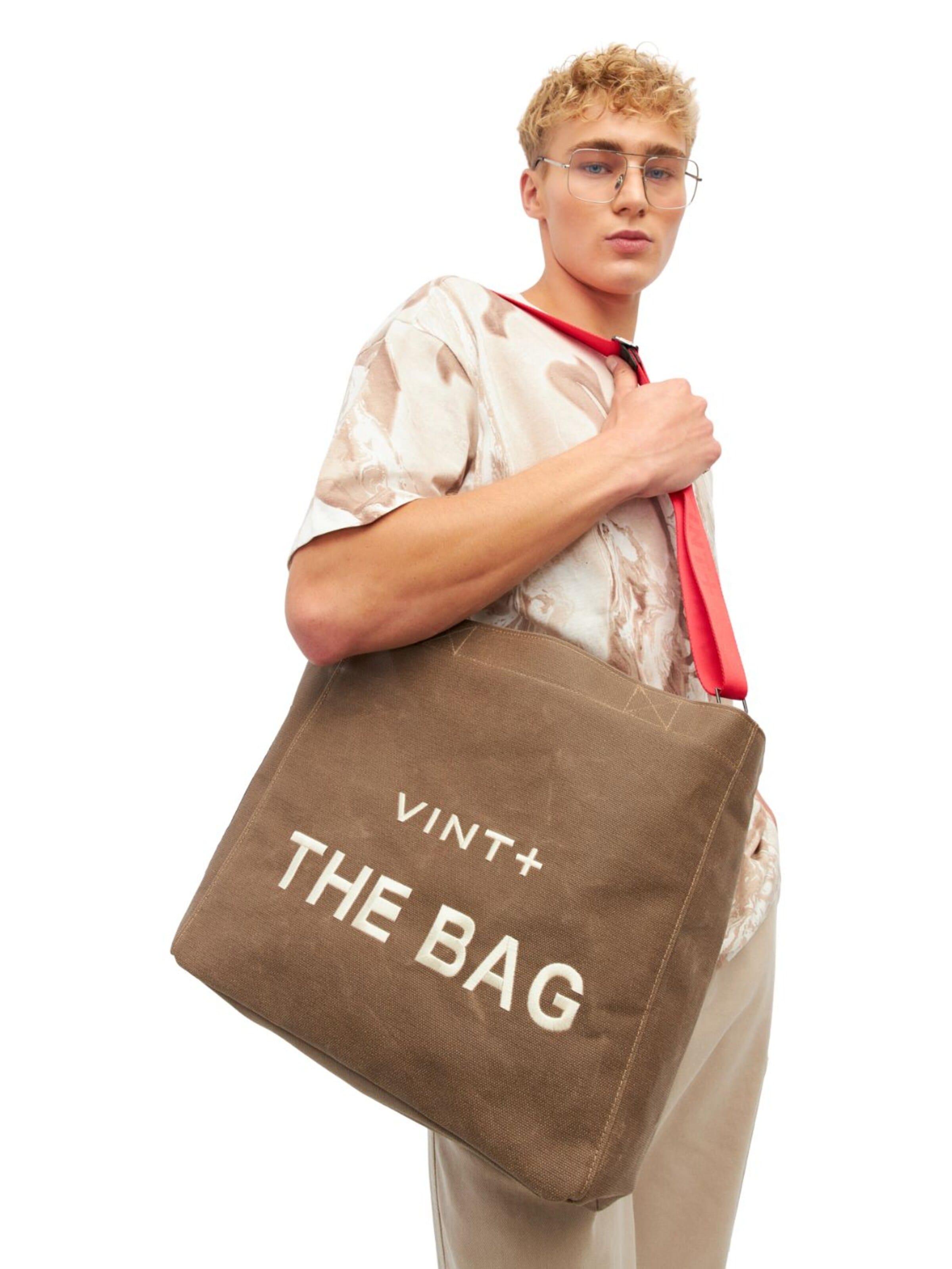 VINT+ Shopper 'Tote Bag Big' in Brown