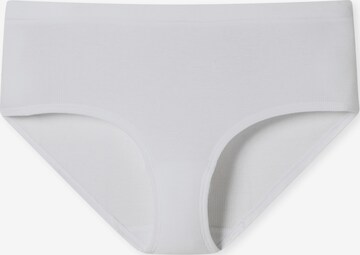 SCHIESSER Boyshorts ' Pure Rib ' in White: front