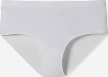 SCHIESSER Boyshorts ' Pure Rib ' in White: front