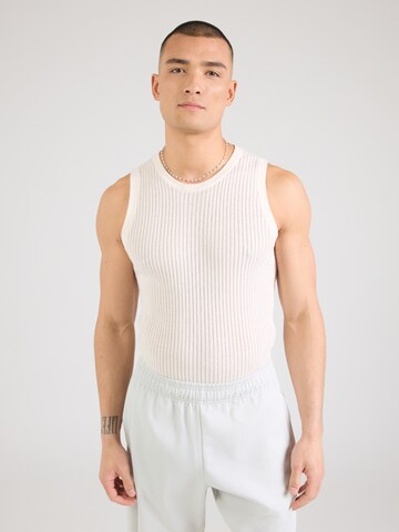 JACK & JONES Pullunder 'JORMAINE' i hvid: forside