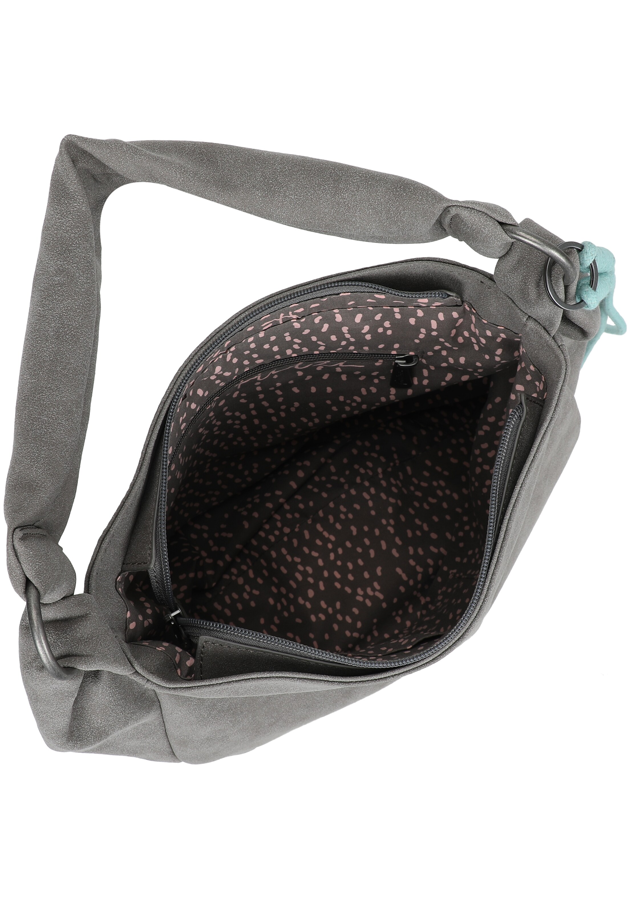 Fritzi aus Preußen Schoudertas 'Sue01 Suede Jacky Soft' in Grijs