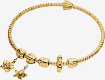 PURELEI - Pulsera 'Lei Flower' en oro: frente