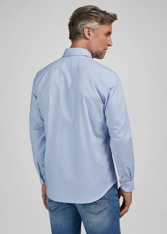 HECHTER PARIS Regular Fit Langarmhemd in Blau