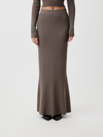 LeGer by Lena Gercke Юбка 'Evelin' в Коричневый: спереди