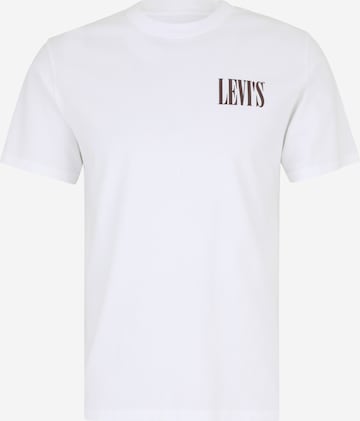 T-Shirt 'Relaxed Graphic Tee' LEVI'S ® en blanc : devant