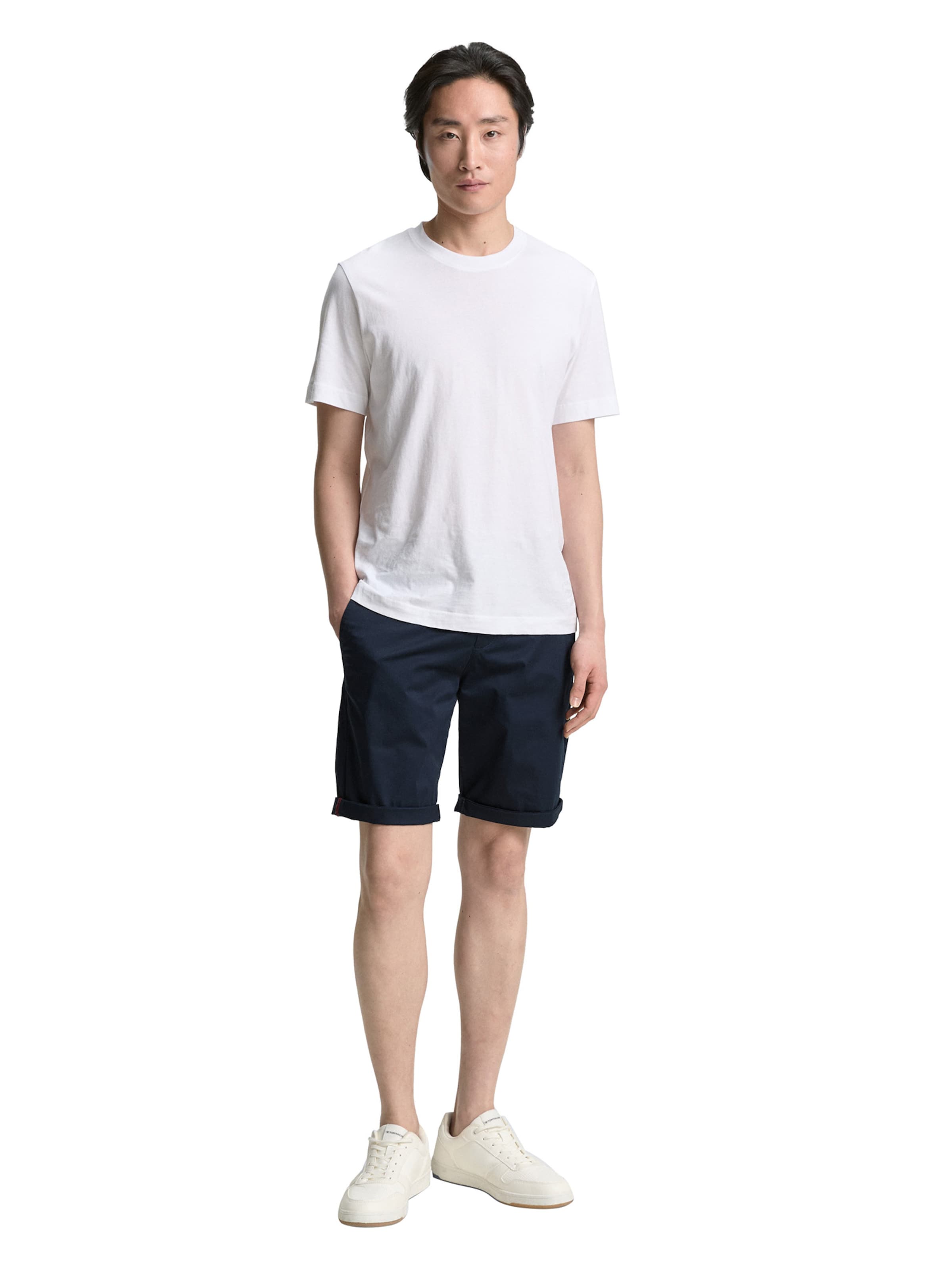 TOM TAILOR Štandardný strih Chino nohavice - Modrá