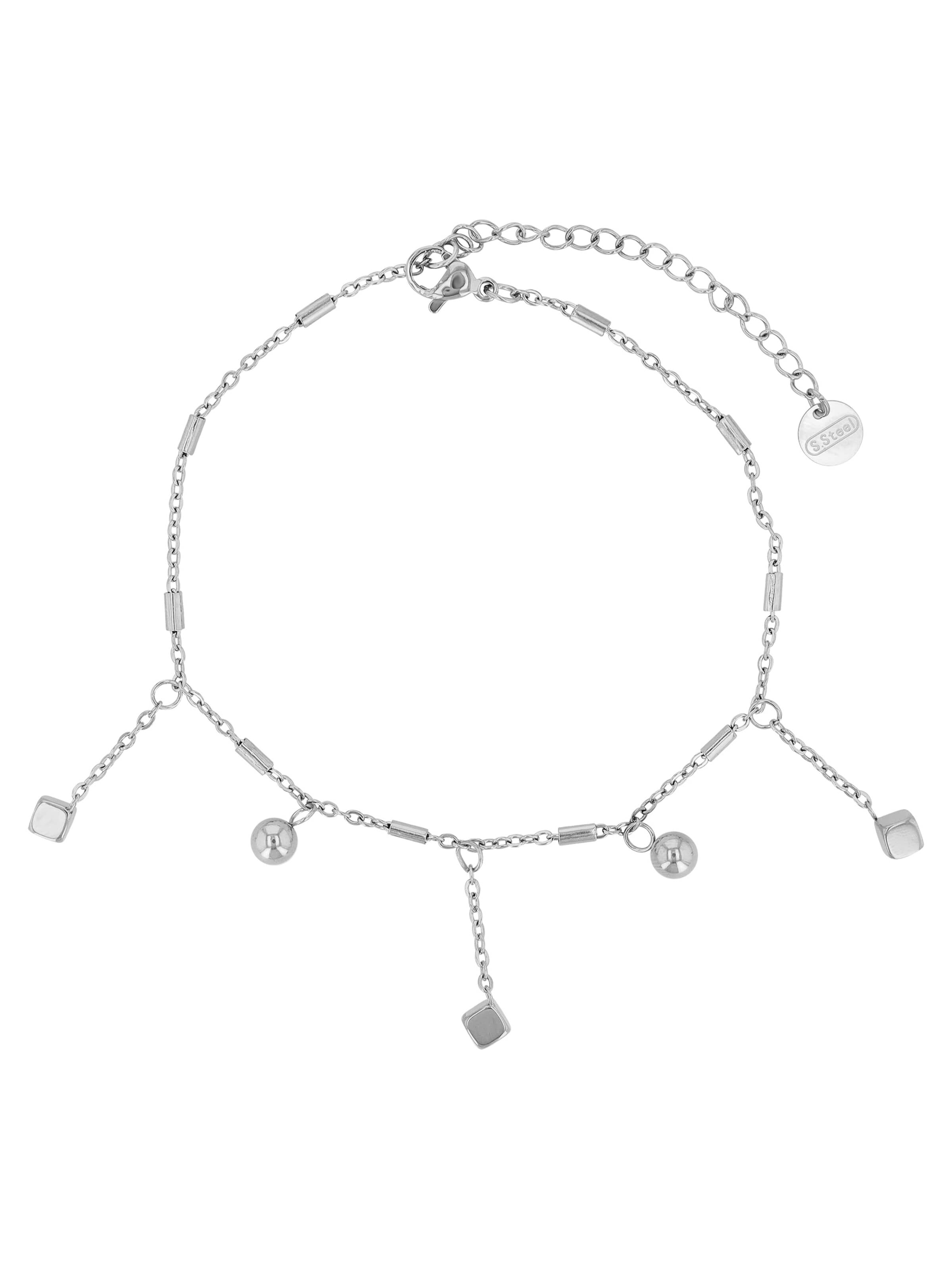 Akzent Fußschmuck 'Dyrken, langlebig'‌‌‌‌‌‌‌ in Silber