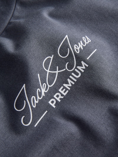 JACK & JONES T-Shirt 'JPRBLALUCAS' en S en gris foncé / blanc, Vue avec produit