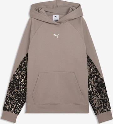 PUMA Sweatshirt in Beige: voorkant