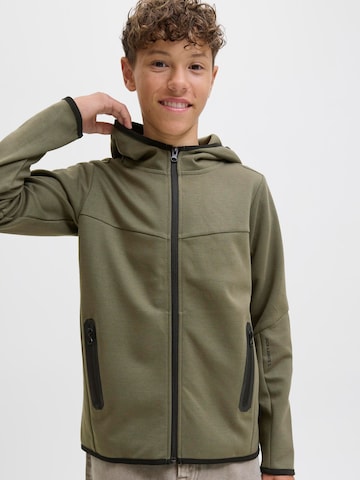 Jack & Jones Junior Sweat jacket 'JCOFusion' in Green