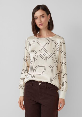 T-shirt s.Oliver en beige : devant