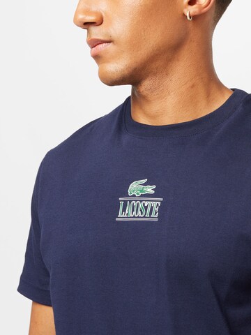 LACOSTE - Camiseta en azul