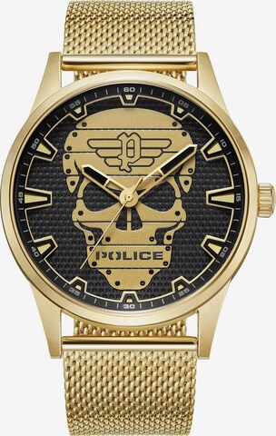 POLICE Analog Watch 'RISSINGTON' in Gold: front