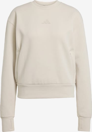 ADIDAS PERFORMANCE Sportska sweater majica 'Designed For Training' u sivkasto bež, Pregled proizvoda